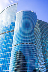 Fototapeta na wymiar New skyscrapers business centre in moscow city