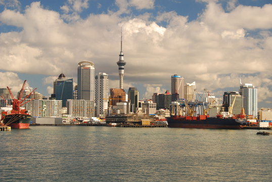 Auckland Harbor, New Zealand