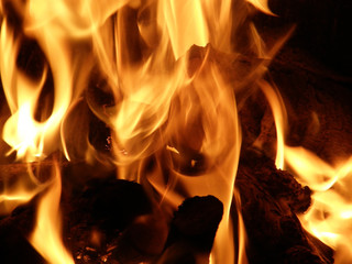 Flames or fire
