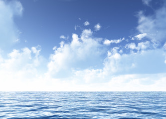Obraz na płótnie Canvas blue surface of the sea