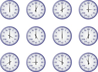 Naklejka premium clock