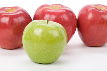 Green Apple red apple