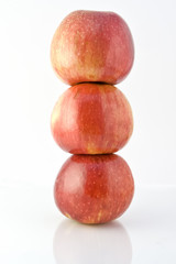 Red apples family