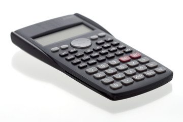 Calculator isolated on white