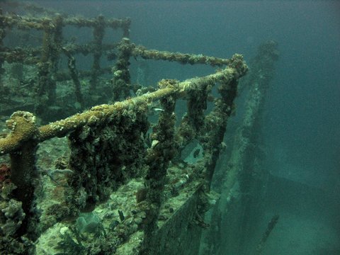 Outside Spiegel Grove Wreck