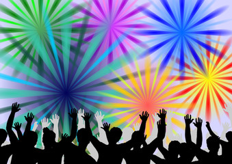 Fototapeta premium happy party, music
