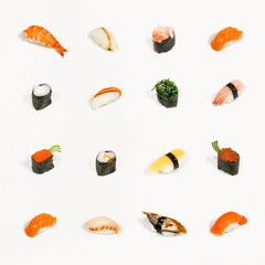 Sushi menu