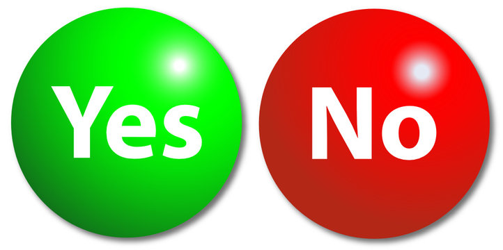 Yes & No buttons
