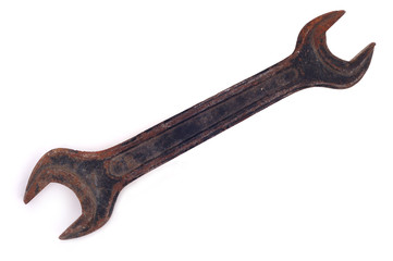 Rusty wrench.