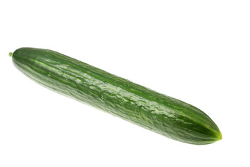 Cucumber on white.