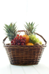 fruit filled basket