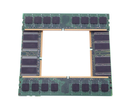 Computer memory combined by a square