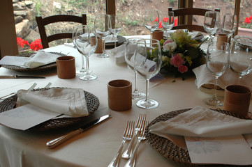 table set - detail