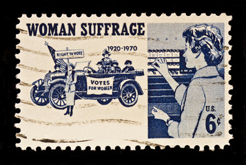 Women Suffrage Postal Stamp