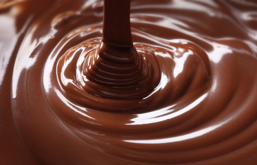 Obraz na płótnie Canvas chocolate flow