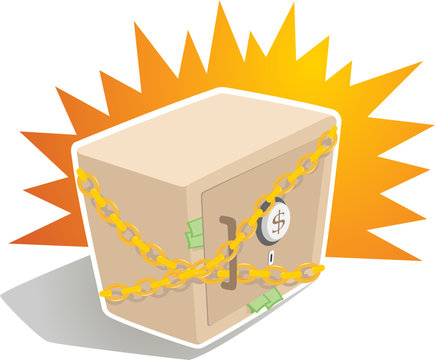 Strong Box with Chain