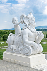 Obraz premium Sphinx mit Knaben