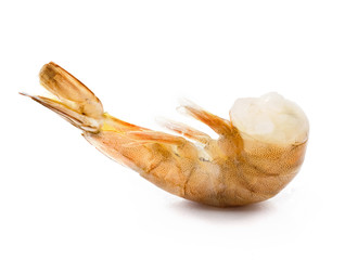raw headless shrimp - obrazy, fototapety, plakaty