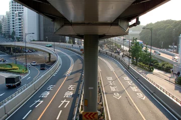 Foto op Canvas Expressway in Tokyo © Delphotostock