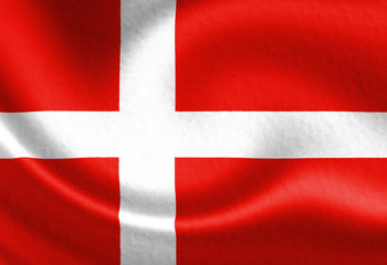 Fototapeta premium Danish flag