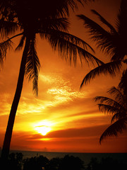 Obraz na płótnie Canvas Sunset at Phuket