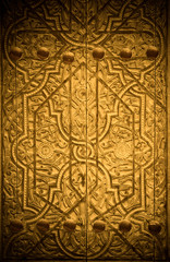 Plakat Dokładniejszy obraz starożytnej drzwi