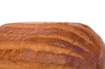 white bread on white background