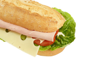 Leckeres Schinkensandwich