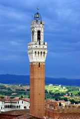 Obraz premium Siena: la Torre del 