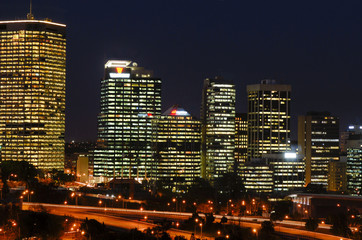 Fototapeta premium Perth bei Nacht