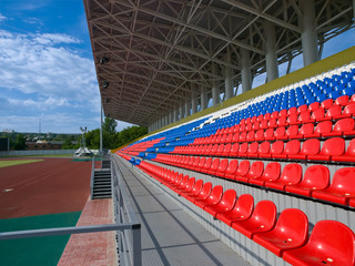 Naklejka premium stadium and tribune