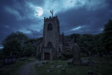 Haunted churchyard