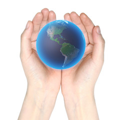 world in hands