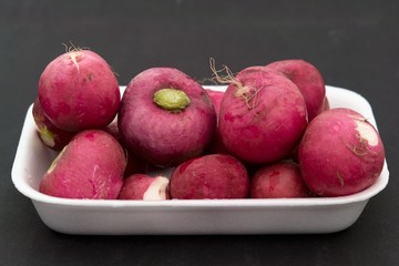 garden radishes