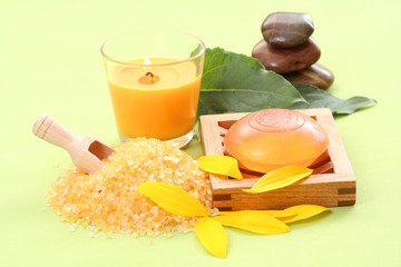 bath salt and glycerine soap