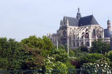 Fototapeta na wymiar église Saint-Eustache (Paris)