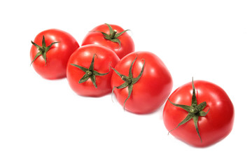 Red tomatoes.