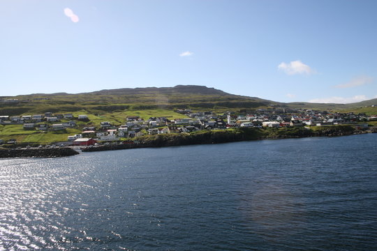 Blick auf die Färöer Inseln