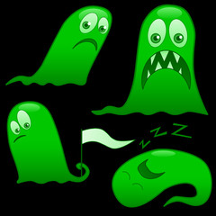Fototapeta premium Green monsters