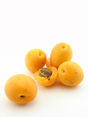 Juicy apricots