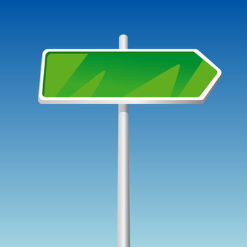 Signpost (vector or XXL jpeg image)