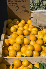 Oranges au marché