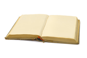 Opened retro book