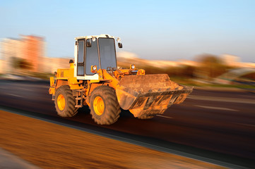 Obraz premium Moving to job