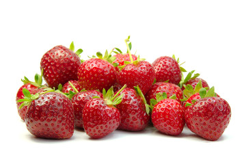 Fototapeta na wymiar Shot of a pile of fresh strawberries