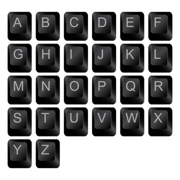 English Alphabets Keys