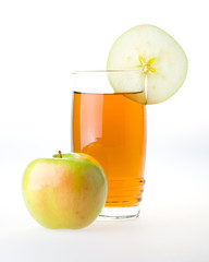 Fototapeta na wymiar Apple and juice