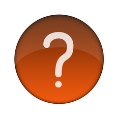 Question 3D Glossy Web Button (clicked)
