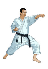 karate illustration