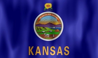 kansas flag drapeau 